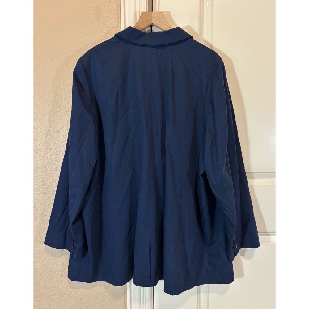 NWOT Madewell The Plus Larsen Blazer Jacket in Drapeweave
Navy 3X - Picture 7 of 10
